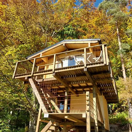 Treetop Tiny House Pod Korunami * Horna Micina